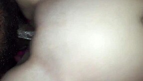 black and white homemade fun bent over in wild action