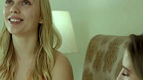 blonde lesbian teen 18+ step sisters kyler quinn braylin bailey get horny and start making out in bed