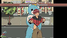 spooky milk life hentai game, step sister touches cock first time