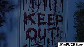 Red riding hoods gets a rough trick & treat she demands.