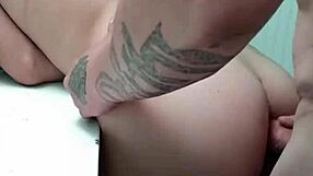 the latina gets throated and her ass fucked hard.