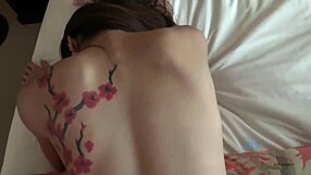 Skinny amateur Asian teen gets pounded on vacation with POV doggystyle and anal