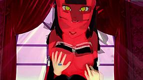 man, i’m just obsessed with meru the succubus in this wild 3d cartoon pov fantasy