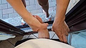 I Fuck My Neighbor While She Lies Naked In The Garden Pt1