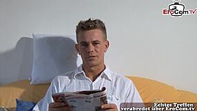 Real German slut next door meets stranger for amateur casting, huh?