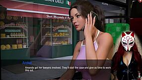 kate 12 in cartoon cosplay with upskirt fun