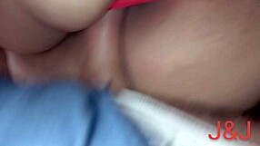 Wife with big ass fucking in thong