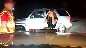 Roadside POV Sex with a Brunette and Mechanic Outdoors