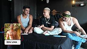 is leo felipo getting horny in the backroom? big cocks everywhere