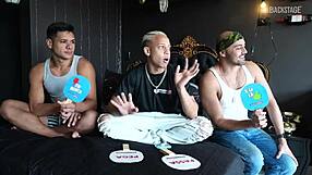 is leo felipo getting horny in the backroom? big cocks everywhere