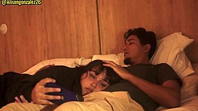 watching netflix with stepsister leads to blowjob and face fucking, almost caught