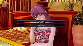 Exploring the harem hotel in this anime game adventure