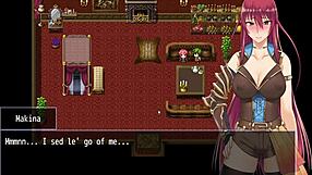 yo, wanna see makina fall in this hentai creampie game?