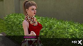 Anime Girl Enjoys Steamy Shower Scene In Hentai Game