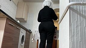 Hey, those wide hips of my old stepmom crave anal action!