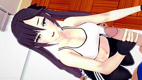 Mona In Her New Sport Outfit Wants To Play With A Huge Cock