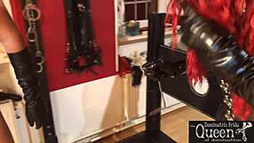 Queen Dominatrix Frida Cage Makes You Feel Submissive In Bdsm Fetish Chastity Cage