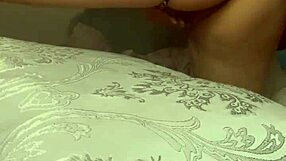 sexy asian laci aioki humps pillow to wild orgasm!