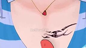 step brother teases sister in cute 3d outfit with big tits.