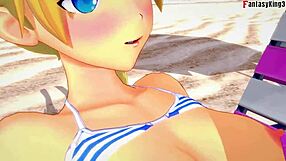 Marie Rose in Bikini Gets Fucked on Beach