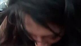 Getting road head deepthroat outdoor 😏