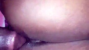 Bored pornstar receives big black cock as Christmas gift outdoors.