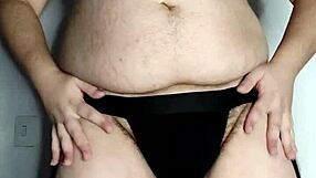 Fat Gay Man Masturbates And Shows Off His Big Tits And Ass In Anal Sex