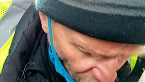 Backseat Uncut Fun With Swallowing And Cum!