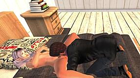 Theresa's first anal experience!