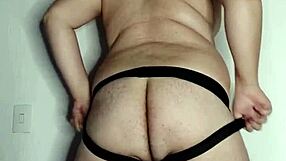 Fat Gay Man Masturbates And Shows Off His Big Tits And Ass In Anal Sex