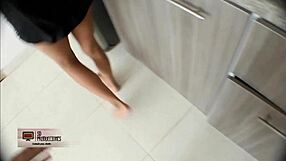 Mother-In-Law Masturbated To, Then Fucked In Bathroom