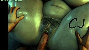 Alcina Dimitrescu from Resident Evil Banged by Black Man in Hardcore 3D Ranch Scene.