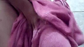 Solo gay guy enjoys a shower and masturbates