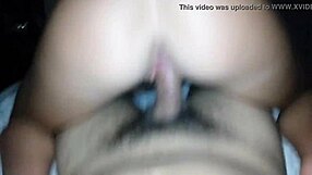 This pretty teen babe rides my dick with her tight pussy