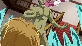 Hey, that big titty anime babe loves getting her pussy licked by a monster