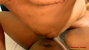 Jezzebel Queen moans fucking two big cocks in apartment