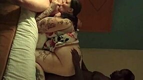 Krystal Rose Sucks and Fucks Black and White Cocks in Interracial Group Threesome