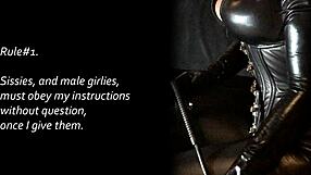 娘娘腔之家规则：在我家训练期间的正确行为，学习如何为后庭和其他做好准备