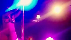 new stripper video featuring dancing in knee highs and thong