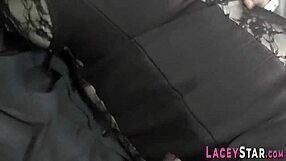 British granny sucking and riding outdoors.