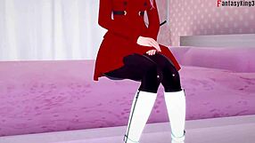 in the franxx universe, zero two engages in intense pov sex with darling. fully captured by fantasyking3.