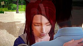 My New Family with Small Tits Redhead Amateur