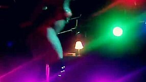 new stripper video featuring dancing in knee highs and thong