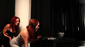 Lezdom Redhead Ginger Sub and Dom Dominate in BDSM