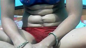 Kavita, Indian MILF, removes dress on webcam