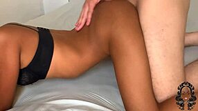 Fucking giant gringa with white cock