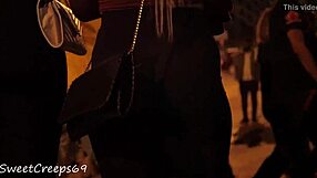 i spotted a candid babe with perfect ass on street