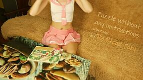 puzzle without panty instructions by redhead foxy