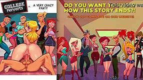 Crazy Party Orgy with Wild Sex Pervert Toons!