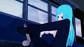 shibuya sex episode features jujutsu kaisen hentai with footjob, handjob, and intense masturbation leading to orgasm